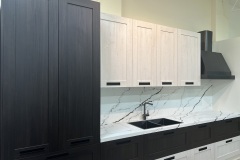 Dark and Light Timber Cabinet Kitchen in Sydney