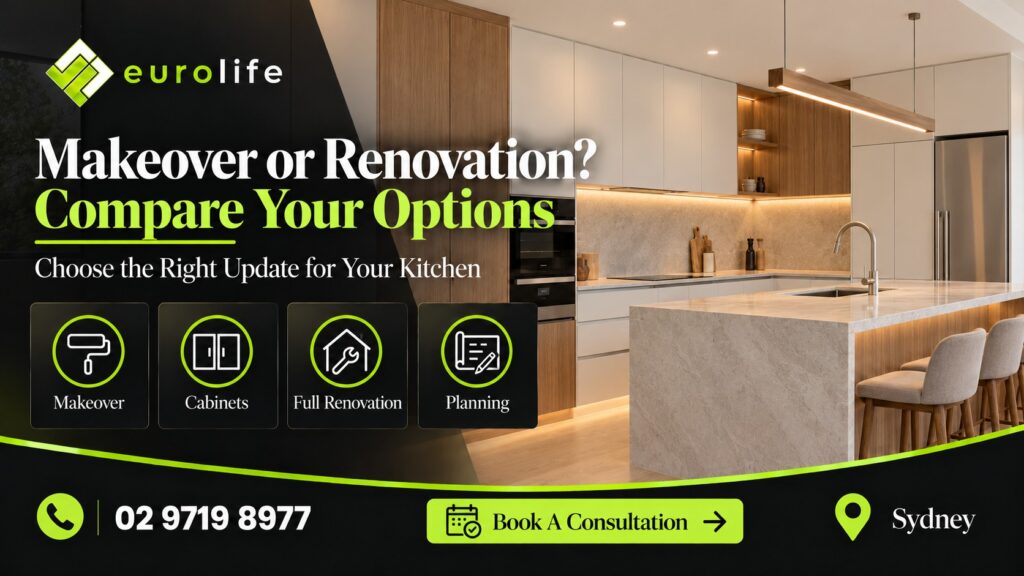 kitchen makeover cabinet replacement or full renovation which suits your home