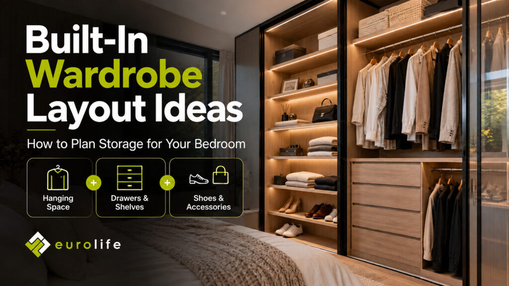 built-in wardrobe layout ideas eurolife